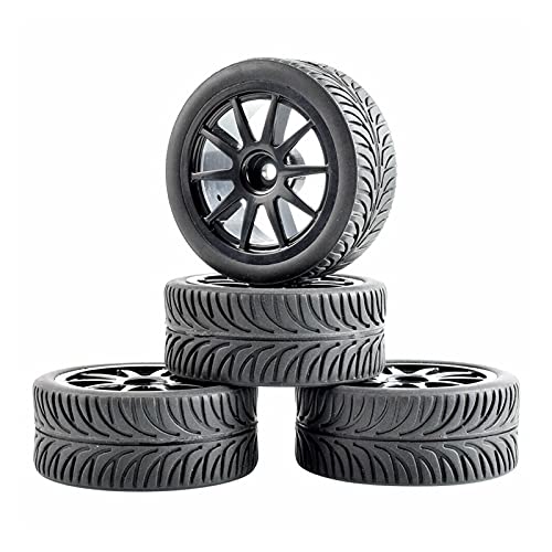 Szwaldaper 4P Grip-Reifen, Schwammrad einsetzen, for HSP Racing, 1/10 1:10 On-Road Car RC 910-8007 RC-Autoreifen(910H-8007) von Szwaldaper