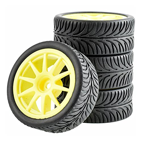 Szwaldaper 4P Grip-Reifen, Schwammrad einsetzen, for HSP Racing, 1/10 1:10 On-Road Car RC 910-8007 RC-Autoreifen(910Y-8007) von Szwaldaper
