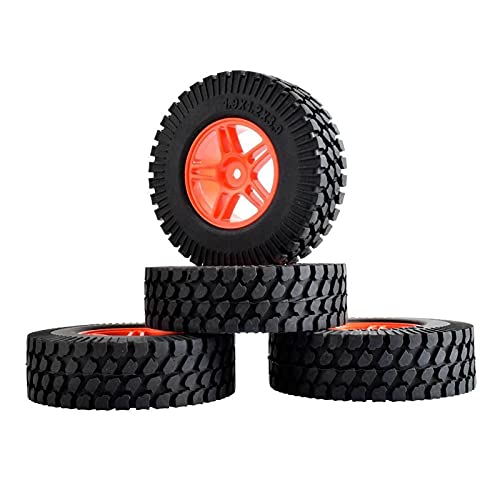 Szwaldaper 4p ABS-Rad 1,9 Zoll Gummi 98mm Reifen, for HSP, 1:10 Kletterauto RC 905-T133 RC-Autoreifen(905R-T133) von Szwaldaper