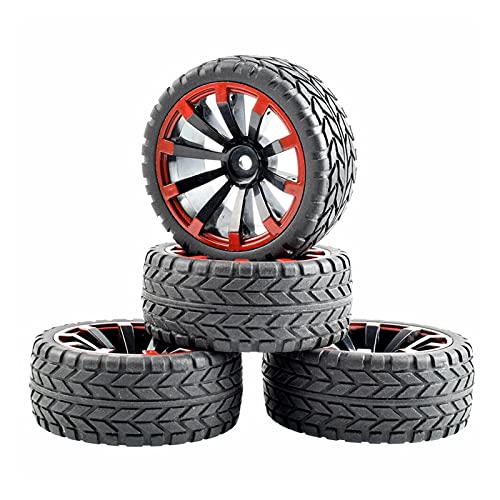 Szwaldaper ABS-Felge, Gummireifen, for HSP, for HPI, 1:10 On-Road Car RC 601A-6017 RC-Autoreifen von Szwaldaper