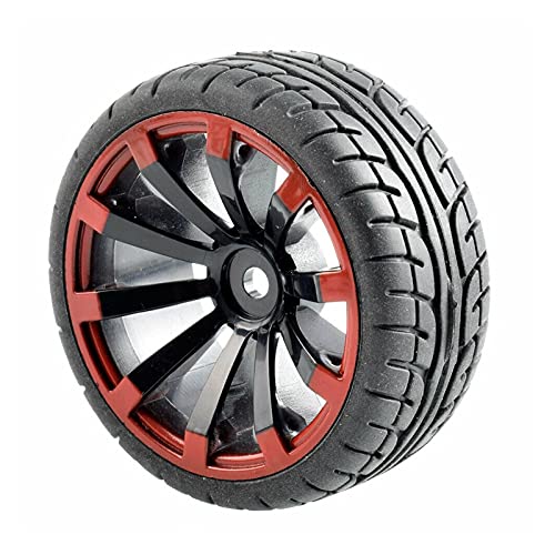 Szwaldaper ABS-Rad, Gummireifenfelge, for HSP, for HPI, 1:10 On-Road Car RC 601A-8003 RC-Autoreifen von Szwaldaper
