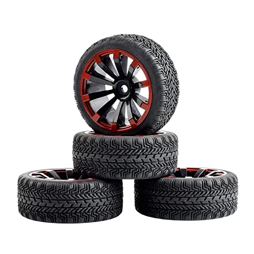 Szwaldaper ABS-Rad, Gummireifenfelge, for HSP, for HPI, 1:10 On-Road Car RC 601A-8006 RC-Autoreifen von Szwaldaper