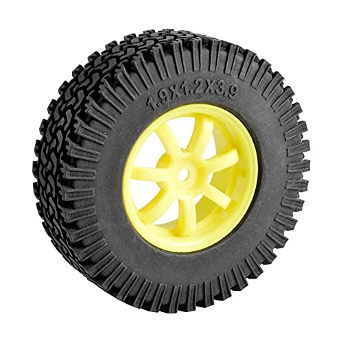 Szwaldaper ABS-Rad, for HSP, 1:10 Kletterauto RC 9005-T134 1,9-Zoll-Gummireifen mit 98 mm RC-Autoreifen(9005Y-T134) von Szwaldaper