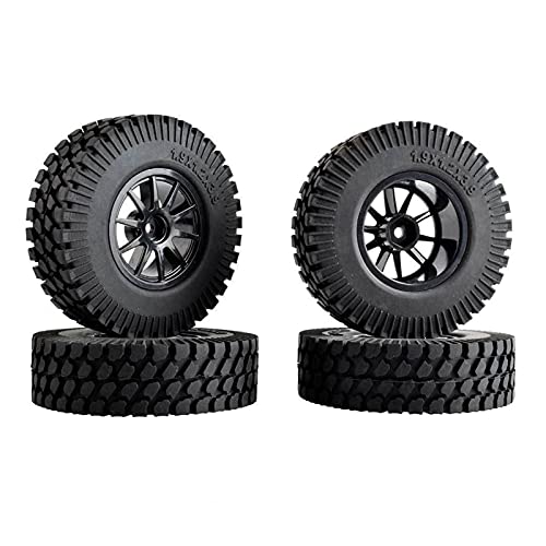 Szwaldaper ABS-Radreifen, for HSP, 1:10 Kletterauto RC 910-T133 1,9 Zoll Gummi 98 mm RC-Autoreifen(910H-T133) von Szwaldaper