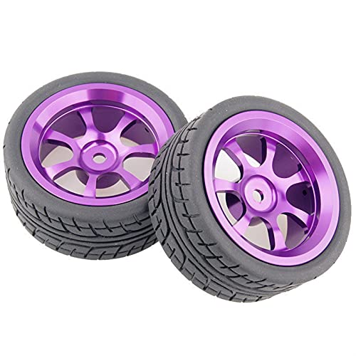Szwaldaper Aluminiumfelgen, Gummireifen, for HSP, for HPI, 1:10 On-Road Car RC 107P-6017 - RC 107P-8014 RC-Autoreifen(107P-8003) von Szwaldaper