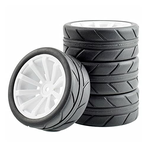 Szwaldaper Flache Racing Reifen Reifen Felge, for HSP, for HPI, 1:10 On-Road Auto RC 601-6087 RC-Autoreifen(602-6087) von Szwaldaper