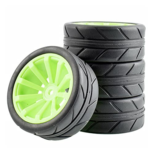 Szwaldaper Flache Racing Reifen Reifen Felge, for HSP, for HPI, 1:10 On-Road Auto RC 601-6087 RC-Autoreifen(603-6087) von Szwaldaper