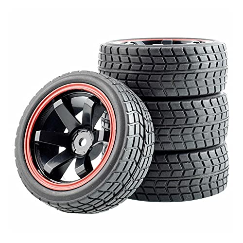 Szwaldaper Flache Racing Reifen Reifen Felge, for HSP, for HPI, 1:10 On-Road Auto RC 701A-8005 RC-Autoreifen von Szwaldaper