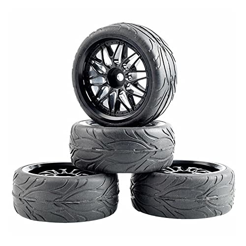 Szwaldaper Flamme Reifen Rad, for HSP, for HPI Racing, 1/10 1:10 On-Road Auto RC Rim05-6084 RC-Autoreifen von Szwaldaper