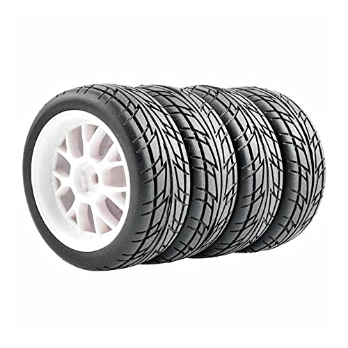 Szwaldaper Grip-Reifen, for HSP, for HPI, 1/10 1:10 On-Road Speed ​​Car RC 907-6095 26mm Mit Rad-Sets RC-Autoreifen(907W-6095) von Szwaldaper