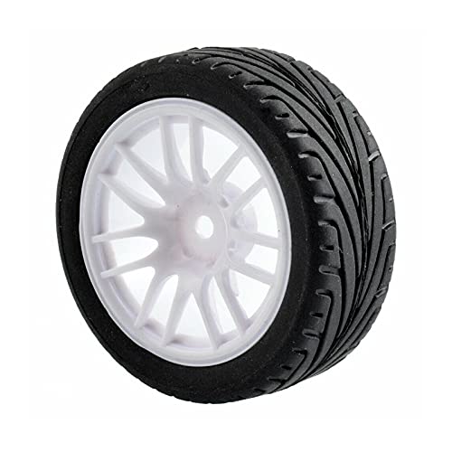 Szwaldaper Grip Reifen Rad, for HSP, for HPI, 1/10 1:10 On-Road Speed ​​Car RC 9062-8010 RC-Autoreifen(9062W-8010) von Szwaldaper