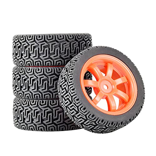 Szwaldaper Grip-Reifen und Räder, for HSP, for HPI, for Tamiya, 1/10 1:10 On-Road Speed ​​Car RC 9005-8014 RC-Autoreifen(9005R-8014) von Szwaldaper