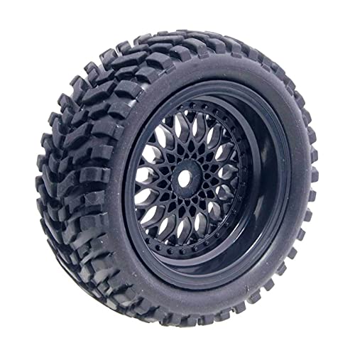 Szwaldaper Rallye-Gummireifen, Offset 3 mm/6 mm/9 mm, for HSP, 1:10 On-Road Rally Car RC 2080-7004 RC-Autoreifen(2080-7004-Offset-3mm) von Szwaldaper