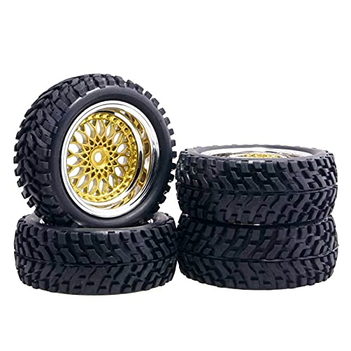Szwaldaper Rallye-Gummireifen for HSP, 1:10 On-Road-Rallye-Auto RC 2082-7004 Offset 3 mm/6 mm/9 mm RC-Autoreifen(2082-7004-Offset6mm) von Szwaldaper