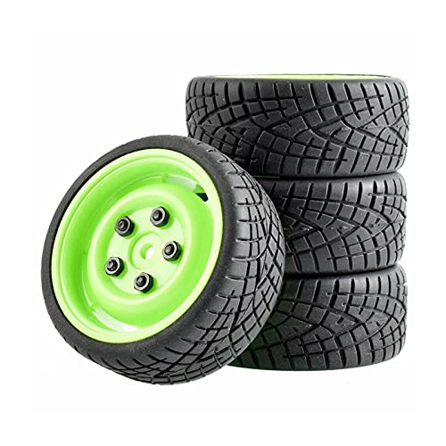 Szwaldaper Speed ​​Tires Einsatz Schwamm Rad, for HSP, 1/10 1:10 Tourenwagen RC Rim51-8001 RC-Autoreifen(Rim51G-8001) von Szwaldaper