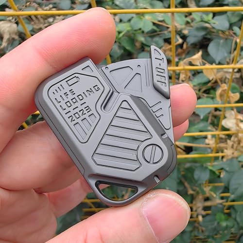 T-Conceal EDC Zappel Spielzeug Fingerspitzen Schieberegler Erwachsener Schreibtische Spielzeug Stress Relief Magnetisch Metall Spinning Push Card Geschenk Zappel Spinner von T-Conceal