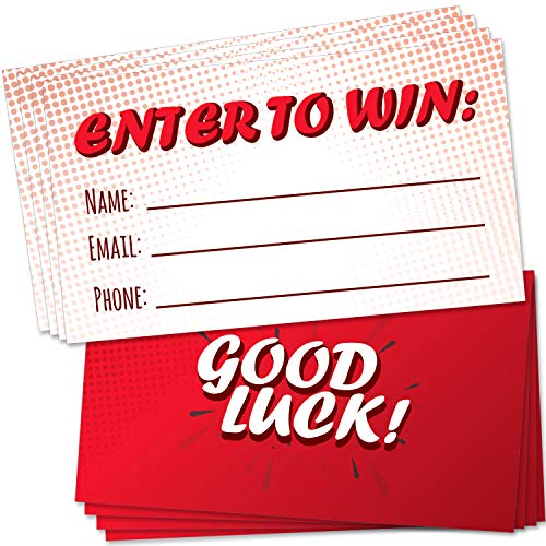 T MARIE 200 Tombola-Tickets, 8,9 x 5,1 cm – Enter to Win Entry Formular-Karten für Wettbewerbe, Gewinnspiele, Wahlurne, 50/50, Auktion und mehr T MARIE 200 Tombola-Tickets, 8,9 x 5,1 cm – Enter to Win Entry Formular-Karten für Wettbewerbe, Gewinnspiele, Wahlurne, 50/50, Auktion und mehr von T MARIE
