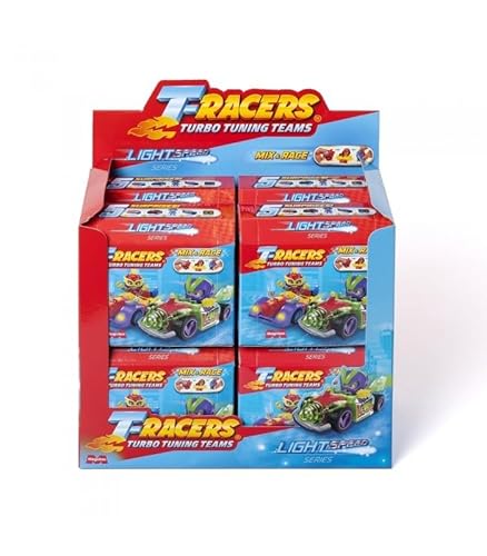 T-Racers Light Speed Car & Racer - Display 2x8 Box (V.0) von T-Racers