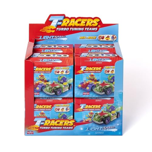 T-Racers Light Speed Car & Racer - Display 2x8 Box (V.0) von T-Racers