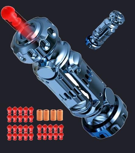 T TAKONE Fidget Pistole – EDC Spielzeug Aus Kunststoff Mit 30 Soft Bullets, Drehbar Und Zum Stressabbau Für Erwachsene T TAKONE Fidget Pistole – EDC Spielzeug Aus Kunststoff Mit 30 Soft Bullets, Drehbar Und Zum Stressabbau Für Erwachsene von T TAKONE