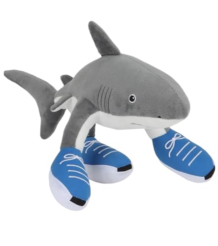 TAKONE Brainrot Kuscheltier – Tralalero Tralala Plüschtier Hai mit Sneakers, Weich & Lustig, Geschenk für Kinder & Erwachsene (Pessimistisch-tralalelo tralala) von T TAKONE