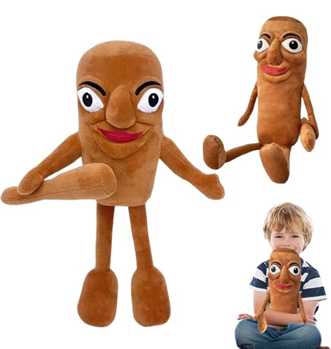 TAKONE Brainrot Kuscheltier – Tralalero Tralala Plüschtier Hai mit Sneakers, Weich & Lustig, Geschenk für Kinder & Erwachsene (Terrestrisch Gelb-Tung Tung Tung Tung sahur) von T TAKONE