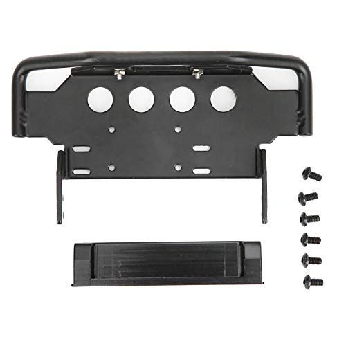 RC Front Lower Bumper, Metall Upgrade Bumper Ersatzzubehör Teile Kompatibel mit TRAXXAS TRX-4 G500 TRX-6 G63(schwarz) von T best