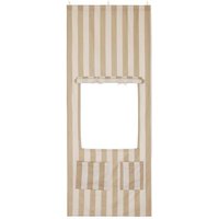 Kioskvorhang Streifen beige von T&K ScandicToys e.K.
