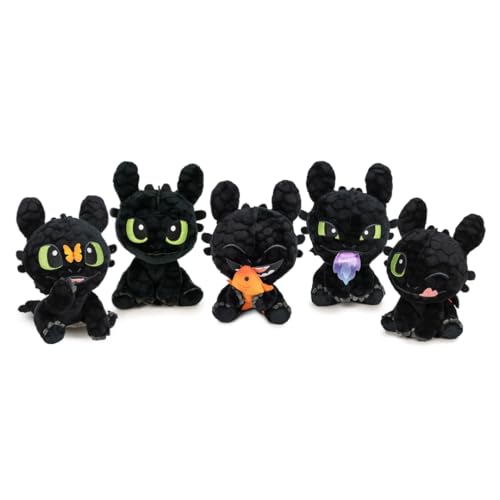 Drachenzähmen leicht gemacht – schwarzer Nachtdrache inspiriert von Ohnezahn – Kuscheltier & Stofftier – verschiedene Modelle & Größen – weiches Plüschtier für Kinder & Fans (Zwinkernde Augen 18 cm) Drachenzähmen leicht gemacht – schwarzer Nachtdrache inspiriert von Ohnezahn – Kuscheltier & Stofftier – verschiedene Modelle & Größen – weiches Plüschtier für Kinder & Fans (Zwinkernde Augen 18 cm) von TA&MA