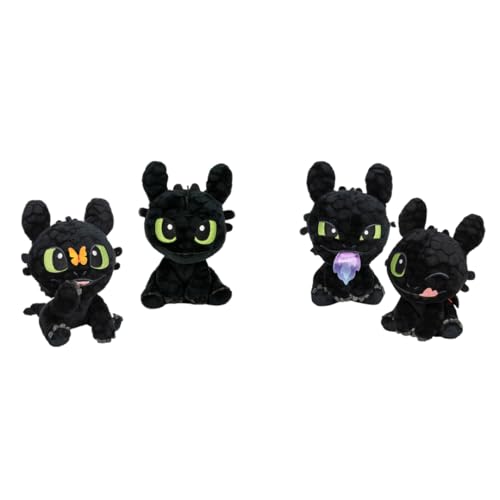 Drachenzähmen leicht gemacht – schwarzer Nachtdrache inspiriert von Ohnezahn – Kuscheltier & Stofftier – verschiedene Modelle & Größen – weiches Plüschtier für Kinder & Fans (Zwinkernde Augen 30 cm) Drachenzähmen leicht gemacht – schwarzer Nachtdrache inspiriert von Ohnezahn – Kuscheltier & Stofftier – verschiedene Modelle & Größen – weiches Plüschtier für Kinder & Fans (Zwinkernde Augen 30 cm) von TA&MA