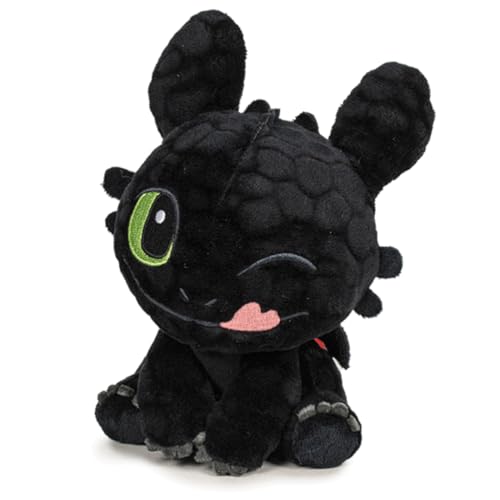 Drachenzähmen leicht gemacht – schwarzer Nachtdrache inspiriert von Ohnezahn – Kuscheltier & Stofftier – verschiedene Modelle & Größen – weiches Plüschtier für Kinder & Fans (Zwinkernde Augen 45 cm) Drachenzähmen leicht gemacht – schwarzer Nachtdrache inspiriert von Ohnezahn – Kuscheltier & Stofftier – verschiedene Modelle & Größen – weiches Plüschtier für Kinder & Fans (Zwinkernde Augen 45 cm) von TA&MA