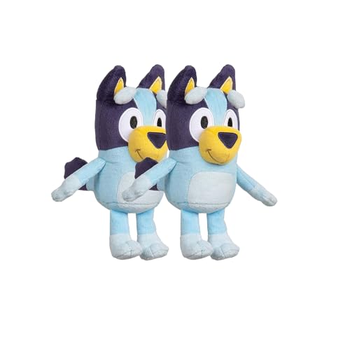 TA&MA 2 Stück Bluey weiches Plüschtier, ca. 20 cm – Kuscheltier mit liebevollen Details wie im Cartoon, hochwertiges Stofftier für Kinder ab 3 Jahren, Bluey-Fans & Kleinkinder TA&MA 2 Stück Bluey weiches Plüschtier, ca. 20 cm – Kuscheltier mit liebevollen Details wie im Cartoon, hochwertiges Stofftier für Kinder ab 3 Jahren, Bluey-Fans & Kleinkinder von TA&MA