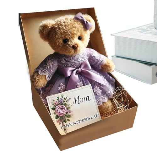 TABSIRAH Emotionale Unterstützung Bär | Muttertags-Grußkarte, Plüsch, durchdachte Puppe, emotionale Unterstützung, Grußkarte, Gedenkbox für warme Wünsche TABSIRAH Emotionale Unterstützung Bär | Muttertags-Grußkarte, Plüsch, durchdachte Puppe, emotionale Unterstützung, Grußkarte, Gedenkbox für warme Wünsche von TABSIRAH