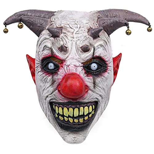 TABTAG Halloween Gruselige Kürbis Maske Schädel Kopfbedeckung Rotten Michael Maske Hund Cosplay Maske für Erwachsene Evil Bell Clown Starfish Maske für Alter+14 von TABTAG