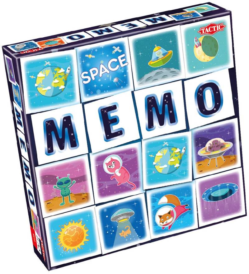 TACTIC Memory-Spiel - The Space - TACTIC - One Size - Memory-Spiele von TACTIC