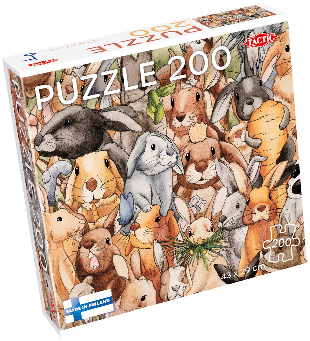 TACTIC Puzzlespiel - 200 Teile - 43x29 cm - Kaninchen - TACTIC - One Size - Puzzlespiele TACTIC Puzzlespiel - 200 Teile - 43x29 cm - Kaninchen - TACTIC - One Size - Puzzlespiele von TACTIC