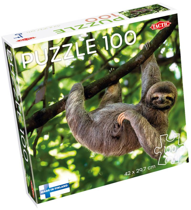 TACTIC Puzzlespiel - Faultier haning auf Baum - 100 Teile - TACTIC - One Size - Puzzlespiele TACTIC Puzzlespiel - Faultier haning auf Baum - 100 Teile - TACTIC - One Size - Puzzlespiele von TACTIC