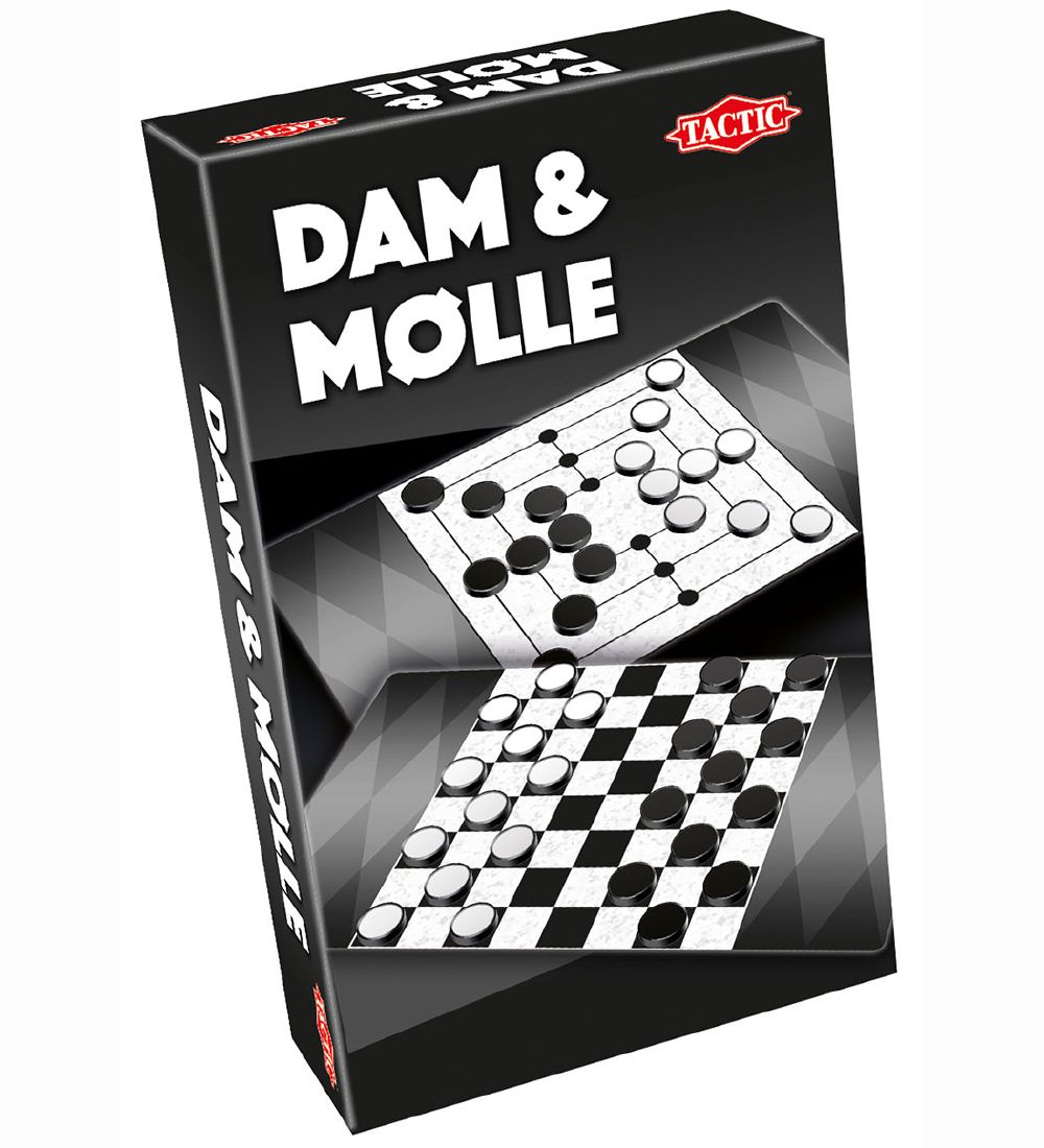 TACTIC Reisespiel - Dam & Mill - TACTIC - One Size - Brettspiele von TACTIC
