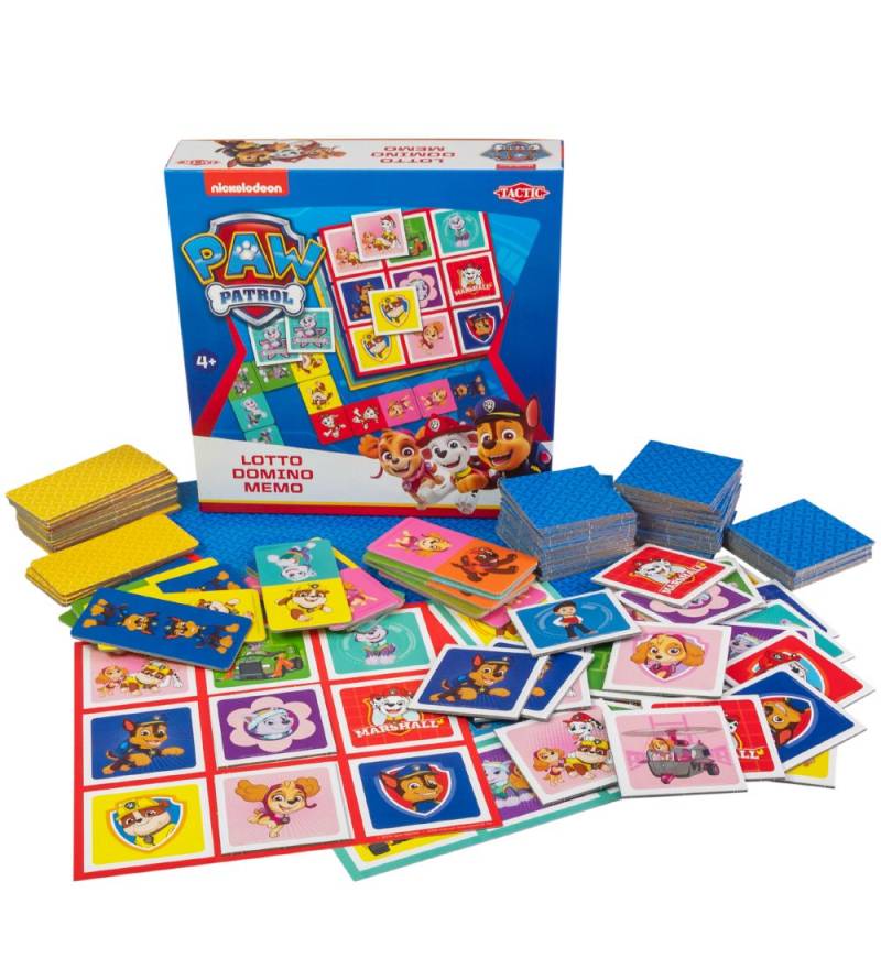 TACTIC Spiel - 3-in-1 - Bilder-Lotto/Domino/Memory-Spiel - Paw P - TACTIC - One Size - Memory-Spiele TACTIC Spiel - 3-in-1 - Bilder-Lotto/Domino/Memory-Spiel - Paw P - TACTIC - One Size - Memory-Spiele von TACTIC