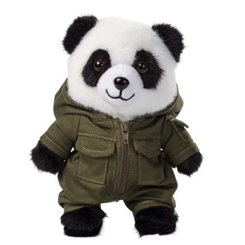 TACWJDM 7,8 Zoll Große Süße Panda-Plüsch Puppe Mit Aufhängehaken Und Grüner Kleidung Im Taktischen Stil, Dekorative Puppe Mit Rucksack/Umhängetasche TACWJDM 7,8 Zoll Große Süße Panda-Plüsch Puppe Mit Aufhängehaken Und Grüner Kleidung Im Taktischen Stil, Dekorative Puppe Mit Rucksack/Umhängetasche von TACWJDM