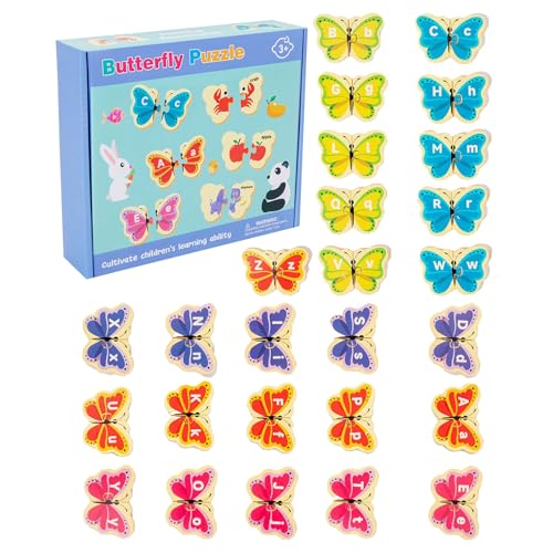 TADAYIM Holz Alphabet Puzzle,Pädagogisches Lernspielzeug Aus Holz Mit Tierfiguren - Kognitives Lernspiel für & Mädchen ab 3 Jahren Kindergarten Hausunterricht Reise Outdoor Indoor Aktivitäten TADAYIM Holz Alphabet Puzzle,Pädagogisches Lernspielzeug Aus Holz Mit Tierfiguren - Kognitives Lernspiel für & Mädchen ab 3 Jahren Kindergarten Hausunterricht Reise Outdoor Indoor Aktivitäten von TADAYIM