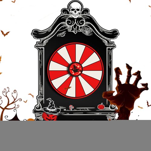 TADAYIM Preisrad Halloween,Halloween-Spinner-Preisrad-Spiel,Fortune Wheel Tabletop Supplies Spinner Wheel Brettspiel | Halloween-Preisrad. Auffälliges Spinnerspiel für Familientreffen TADAYIM Preisrad Halloween,Halloween-Spinner-Preisrad-Spiel,Fortune Wheel Tabletop Supplies Spinner Wheel Brettspiel | Halloween-Preisrad. Auffälliges Spinnerspiel für Familientreffen von TADAYIM