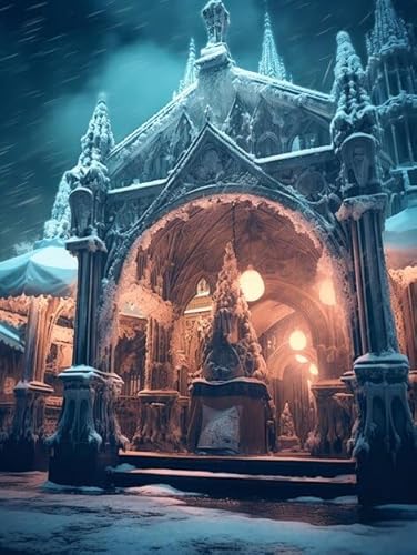 Puzzle für Erwachsene, 1000 Teile, Münchner Weihnachtsmarkt-Puzzle, Holzpuzzle, Reise-Puzzlesren, Heimdekoration, Unterhaltung, lustiges Spiel, bestes Geschenk, 74 x 50 cm von TAEGHRR