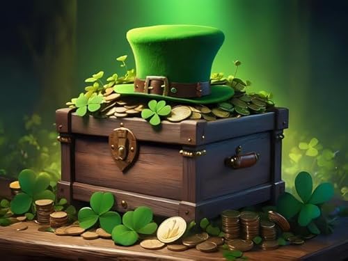 Puzzle für Erwachsene – 500 Teile St. Patrick's Day Hut Spaß, pädagogisch für anspruchsvolle Nächte – Heimdekoration & Urlaubsdekoration Geschenke – 50,5 x 38,1 cm Puzzle für Erwachsene – 500 Teile St. Patrick's Day Hut Spaß, pädagogisch für anspruchsvolle Nächte – Heimdekoration & Urlaubsdekoration Geschenke – 50,5 x 38,1 cm von TAEGHRR