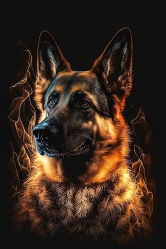 Puzzles für Erwachsene, 1000 Teile, Deutscher Schäferhund, der sich an einem Holzbaum-Tier-Holzpuzzle lehnt, Puzzlesren Wohnkultur, lustiges Spiel, bestes Geschenk, Vorschule, 29,5 x 20 Zoll Puzzles für Erwachsene, 1000 Teile, Deutscher Schäferhund, der sich an einem Holzbaum-Tier-Holzpuzzle lehnt, Puzzlesren Wohnkultur, lustiges Spiel, bestes Geschenk, Vorschule, 29,5 x 20 Zoll von TAEGHRR