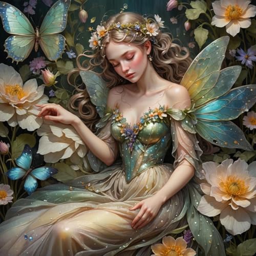 Puzzles für Erwachsene 1000 Teile - Schlafende Schmetterlingsfee Puzzle für herausfordernde Nächte - Raum- und Urlaubsdekor - lustige kreative Geschenke 29,5 x 20 Zoll Puzzles für Erwachsene 1000 Teile - Schlafende Schmetterlingsfee Puzzle für herausfordernde Nächte - Raum- und Urlaubsdekor - lustige kreative Geschenke 29,5 x 20 Zoll von TAEGHRR