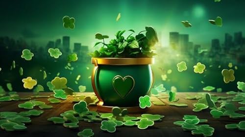 Puzzles für Erwachsene - 1000 Teile St. Patrick's Day Hut Puzzles, pädagogisch für herausfordernde Nächte - Zimmer & Heimdekoration - Lustige kreative Geschenke - 29,5 x 20 Zoll Puzzles für Erwachsene - 1000 Teile St. Patrick's Day Hut Puzzles, pädagogisch für herausfordernde Nächte - Zimmer & Heimdekoration - Lustige kreative Geschenke - 29,5 x 20 Zoll von TAEGHRR