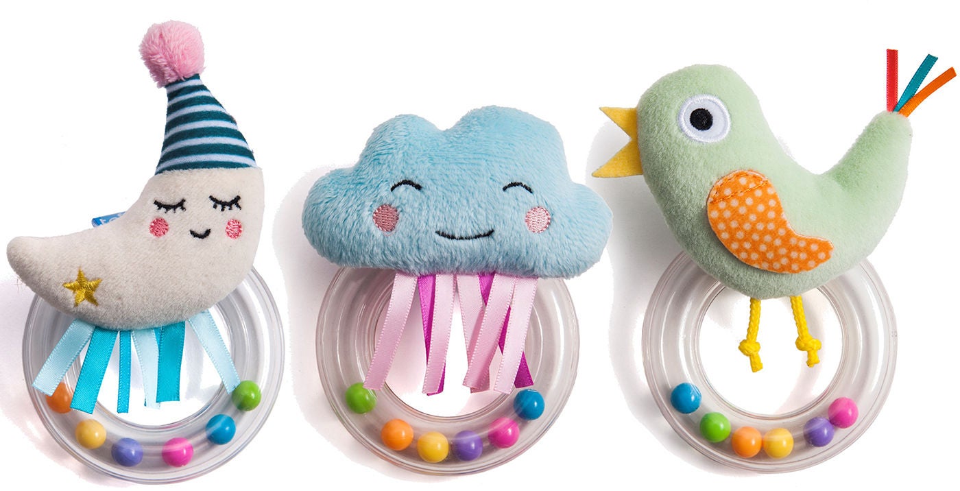 TAF Toys Babyrassel 3er-Pack, Babyspielzeug TAF Toys Babyrassel 3er-Pack, Babyspielzeug von TAF Toys