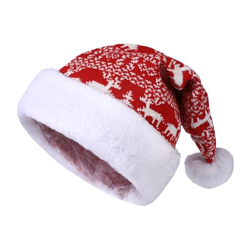 TAGVO Christmas Hat for Kids Adults, Christmas Party Hats Fancy Dress Christmas Hats Santa Hats, Christmas Fun Hats Santa Costume for Xmas Party Santa Hat Bulk von TAGVO
