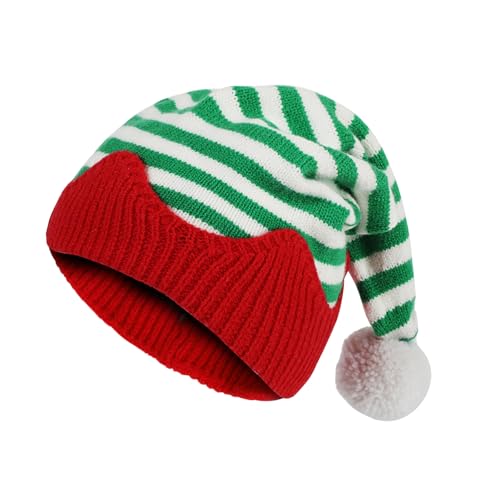 TAGVO Weihnachtsmütze, Nikolausmütze für Unisex Stricken Weihnachtsmann Mütze Erwachsene Kinder Bequemer Weihnachtsmützen für Weihnachten Neujahr und Partybedarf TAGVO Weihnachtsmütze, Nikolausmütze für Unisex Stricken Weihnachtsmann Mütze Erwachsene Kinder Bequemer Weihnachtsmützen für Weihnachten Neujahr und Partybedarf von TAGVO
